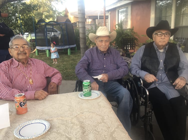 With his brother Tomas and Alejandro Gonzalez